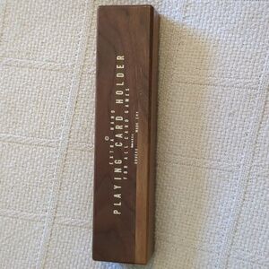 Drueke Wood Extra Hands Playing Card Holder